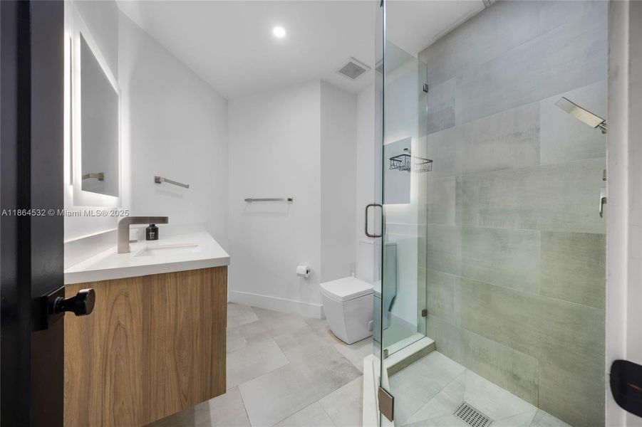 Furnished interior view inside a new home in , Miami (Image 8).