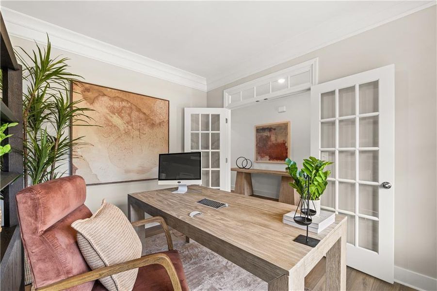 Furnished interior view inside a new home in Wellington Estates, Madison (Image 24).