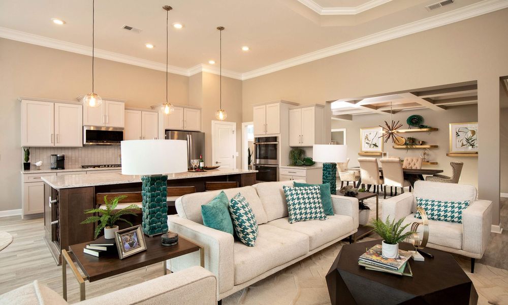Furnished interior view inside a new home in Bridgewater - Waterside Village, Little River (Image 14). Furnished interior view inside a new home in Bridgewater - Waterside Village, Little River (Image 14).