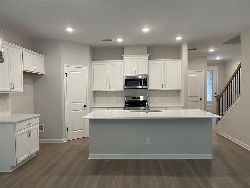 Furnished interior view inside a new home in The Collection at Wolf Creek, Lawrenceville (Image 10).