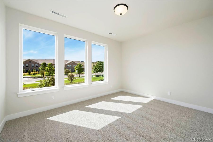 Spacious, unfurnished interior of a new home in Pelican Shores at Water Valley, Windsor (Image 12).