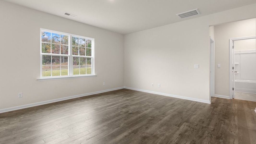 Spacious, unfurnished interior of a new home in Lawson Glen, Clayton (Image 17). Spacious, unfurnished interior of a new home in Lawson Glen, Clayton (Image 17).