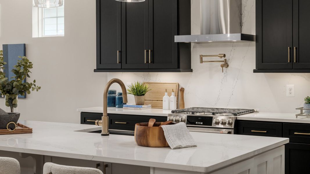 Representative furnished interior of a home built from the The Adventurer by DRB Elevate. in Brook Run, Fort Mill (Image 21).