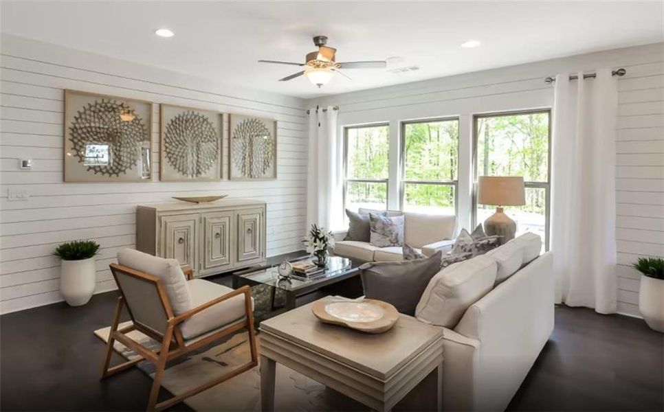 Furnished interior view inside a new home in Adler Springs, Powder Springs (Image 5).