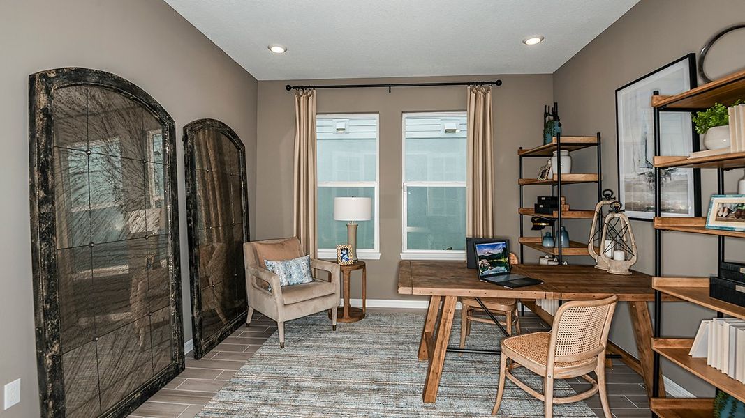 Furnished interior view inside a new home in Veranda Oaks, Port St. Lucie (Image 8). Furnished interior view inside a new home in Veranda Oaks, Port St. Lucie (Image 8).