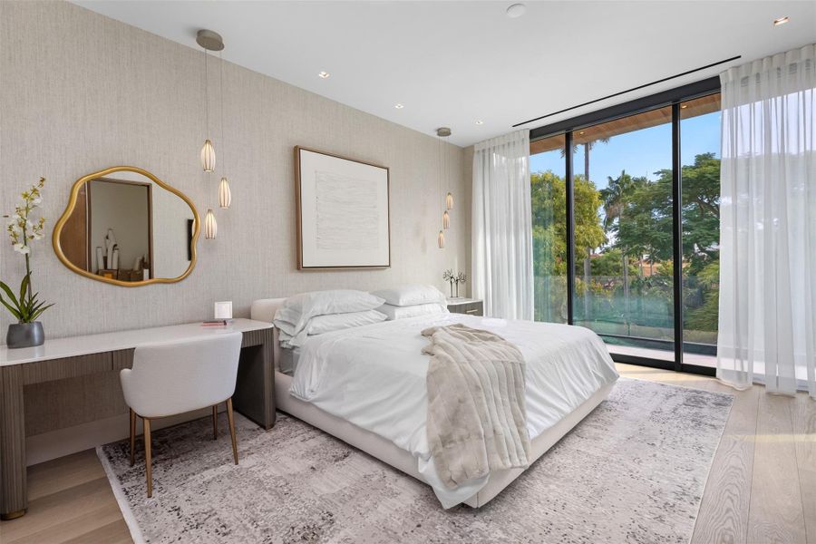 Furnished interior view inside a new home in , Fort Lauderdale (Image 12).