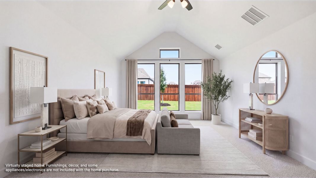 Furnished interior view inside a new home in Meraki, Forney (Image 10).