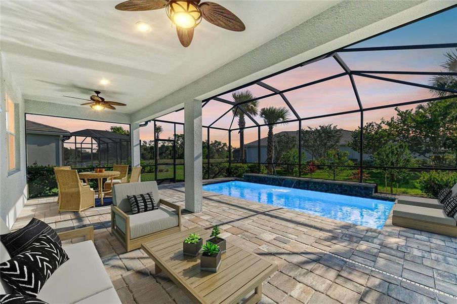 Exterior details and patio area of a home in BeachWalk by Manasota Key, Englewood (Image 27). Exterior details and patio area of a home in BeachWalk by Manasota Key, Englewood (Image 27).