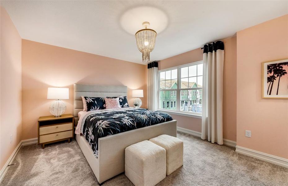 *Model representation. Some features and options may differ - Spacious secondary bedroom with large windows