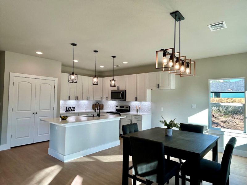 Furnished interior view inside a new home in , Bastrop (Image 7). Furnished interior view inside a new home in , Bastrop (Image 7).