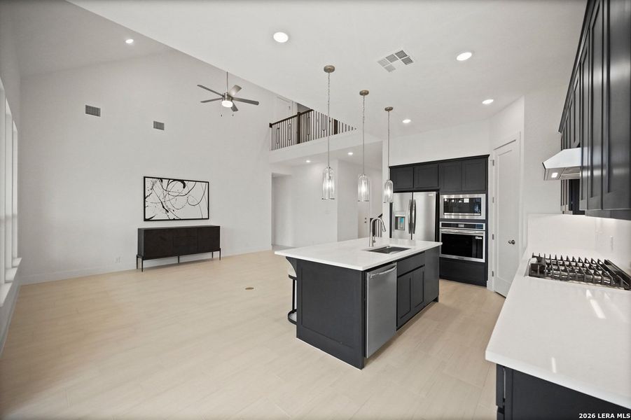 Furnished interior view inside a new home in Davis Ranch, San Antonio (Image 5).