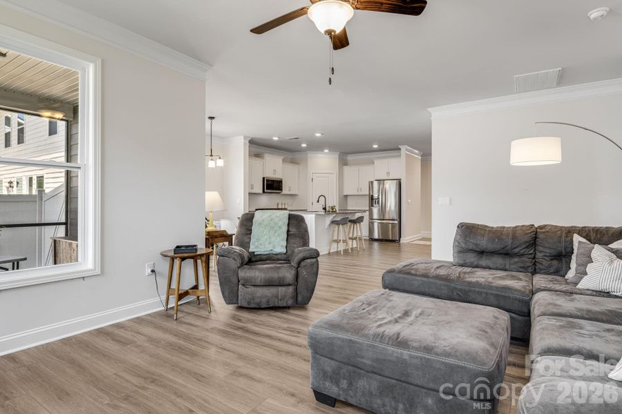 Furnished interior view inside a new home in Cantrell Hills, Hendersonville (Image 19). Furnished interior view inside a new home in Cantrell Hills, Hendersonville (Image 19).