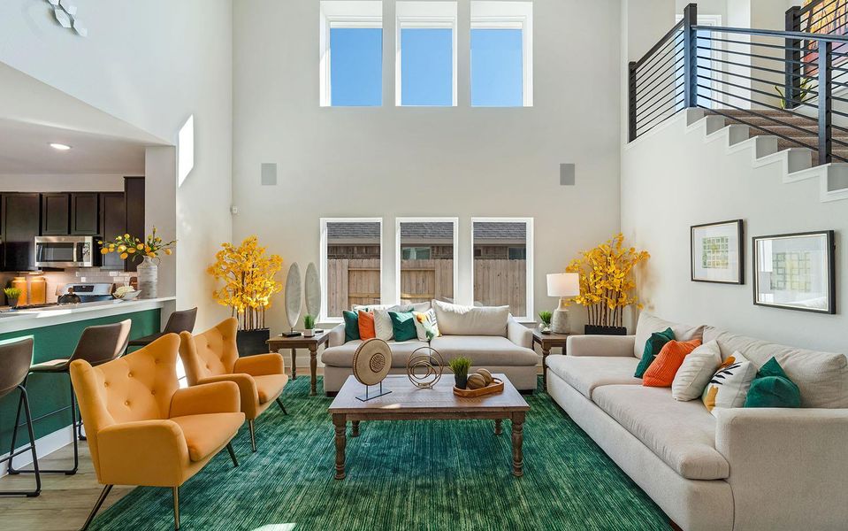 Furnished interior view inside a new home in Grande Estates, Bertram (Image 7).