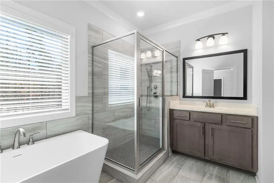 Furnished interior view inside a new home in Belle Woode Estates, Monroe (Image 4).