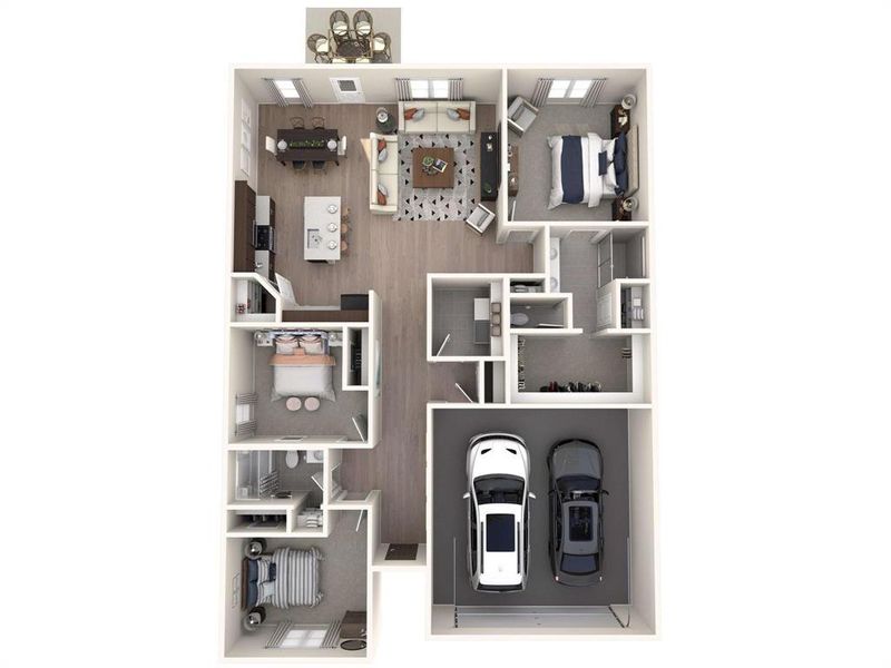 2D floor plan layout of this home in Stratton Place, Greenville, TX (Image 3). 2D floor plan layout of this home in Stratton Place, Greenville, TX (Image 3).