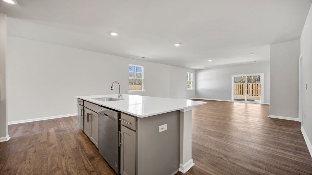 Furnished interior view inside a new home in Meadowview Plantation, Sumter (Image 6).