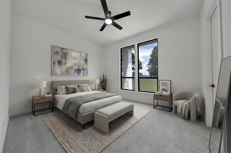 Furnished interior view inside a new home in , Montgomery (Image 10). Furnished interior view inside a new home in , Montgomery (Image 10).