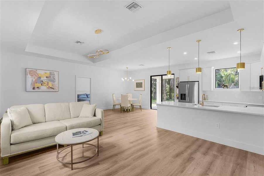 Furnished interior view inside a new home in , North Port (Image 9). Furnished interior view inside a new home in , North Port (Image 9).