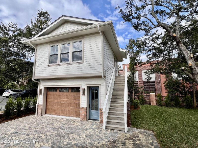 Front exterior of a new home in , Jacksonville, FL, highlighting curb appeal (Image 32).