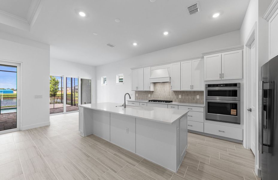 Furnished interior view inside a new home in BeachWalk by Manasota Key, Englewood (Image 15).