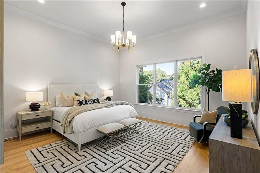Furnished interior view inside a new home in , Marietta (Image 7).