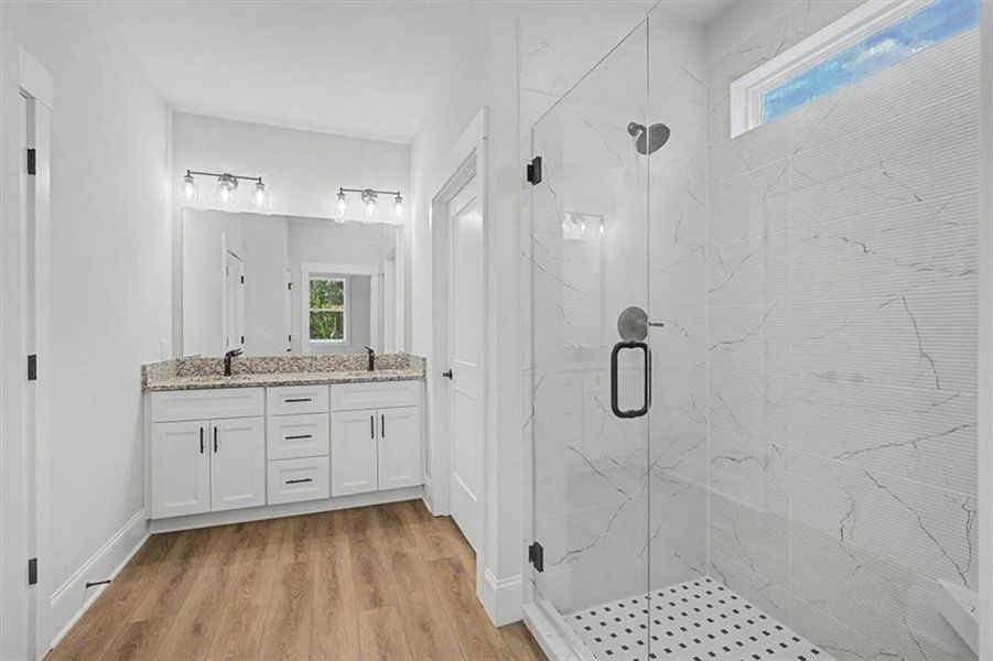 Furnished interior view inside a new home in , Dallas (Image 9).