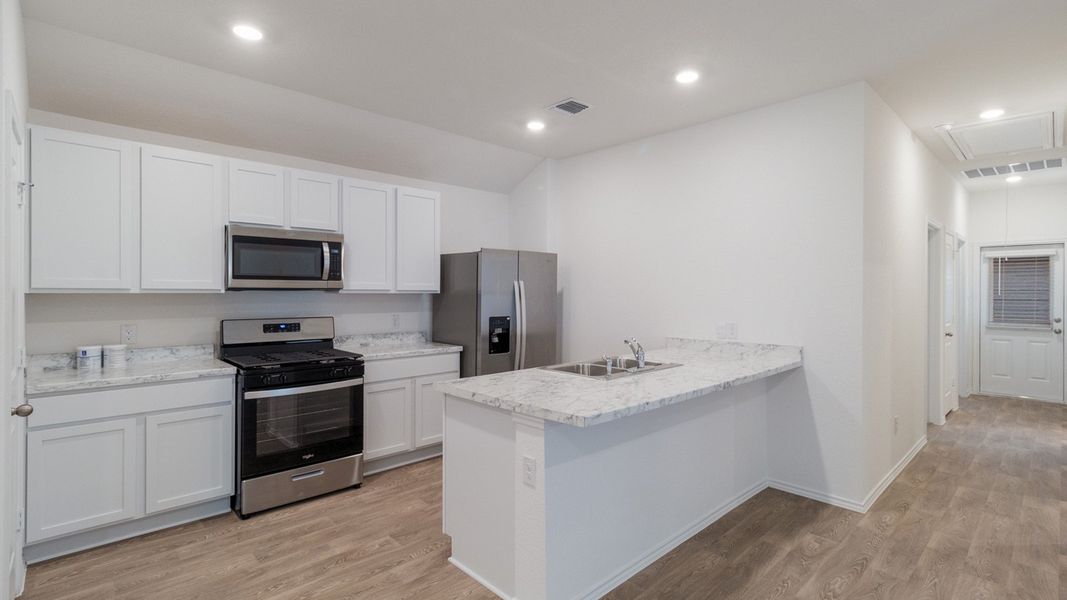 Representative furnished interior of a home built from the The Gabriel by D.R. Horton in Valverde, Bastrop (Image 4). Representative furnished interior of a home built from the The Gabriel by D.R. Horton in Valverde, Bastrop (Image 4).