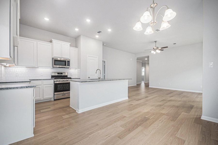 Furnished interior view inside a new home in , Bay City (Image 12).