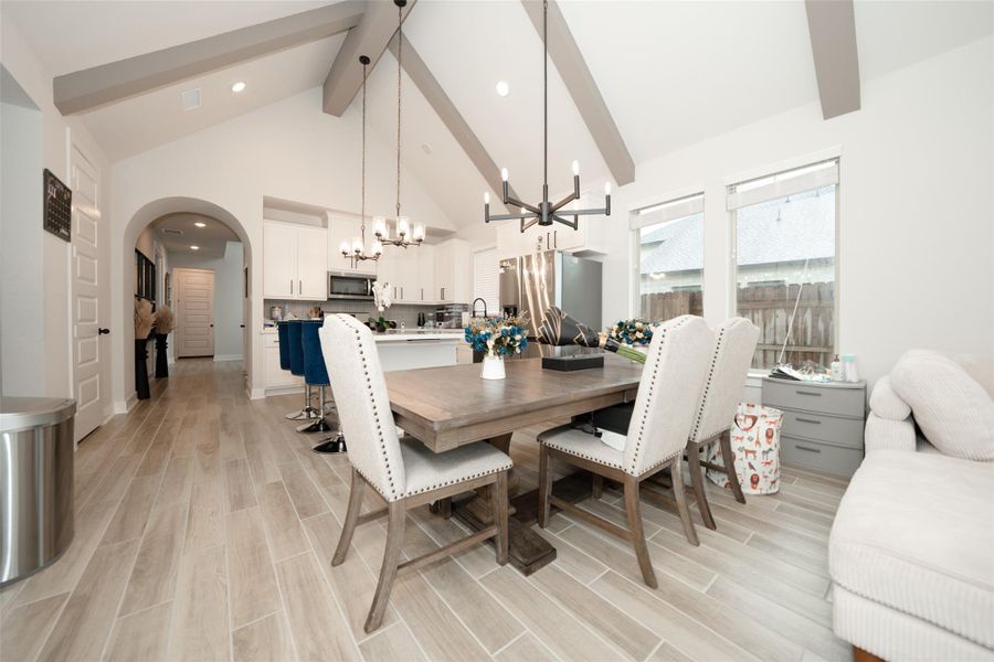 Furnished interior view inside a new home in Elyson, Katy (Image 29).
