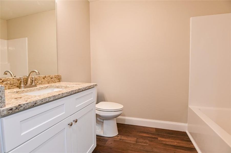 Furnished interior view inside a new home in , Dahlonega (Image 6).