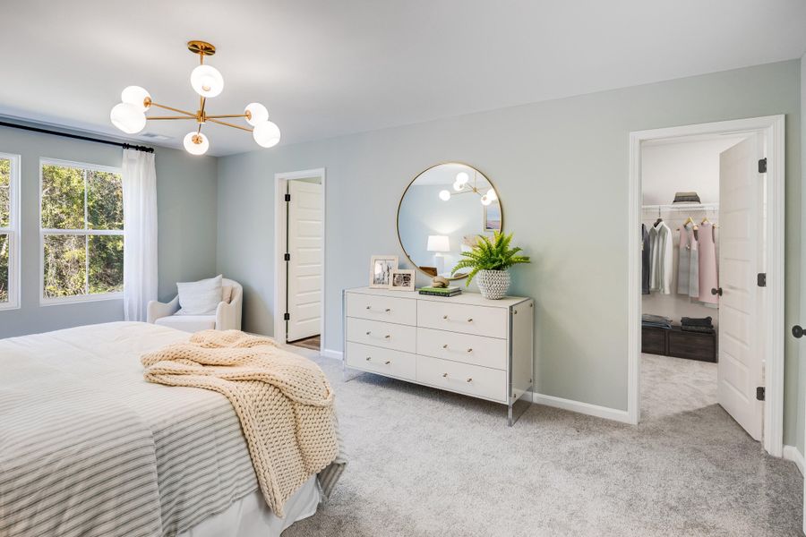 Furnished interior view inside a new home in Limehouse Farms, Summerville (Image 10). Furnished interior view inside a new home in Limehouse Farms, Summerville (Image 10).