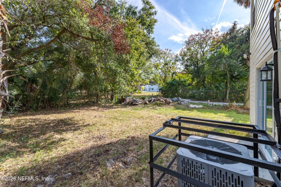 Exterior details and patio area of a home in , Jacksonville (Image 3). Exterior details and patio area of a home in , Jacksonville (Image 3).