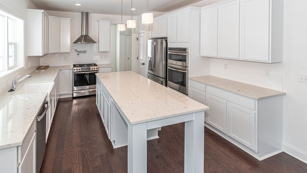 Representative furnished interior of a home built from the The Briarhaven III Side Entry by Norfolk Homes in Fosdick Glen of Saline, Saline (Image 13).