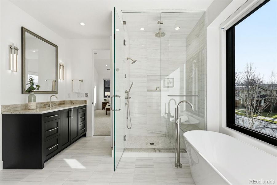 Furnished interior view inside a new home in , Denver (Image 14).