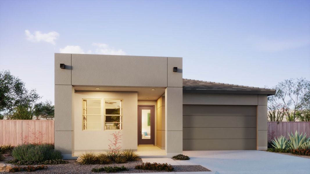 Representative exterior photo of a completed home built from the Copper by Mattamy Homes in Saguaro Reserve II, Marana, AZ (Image 2).