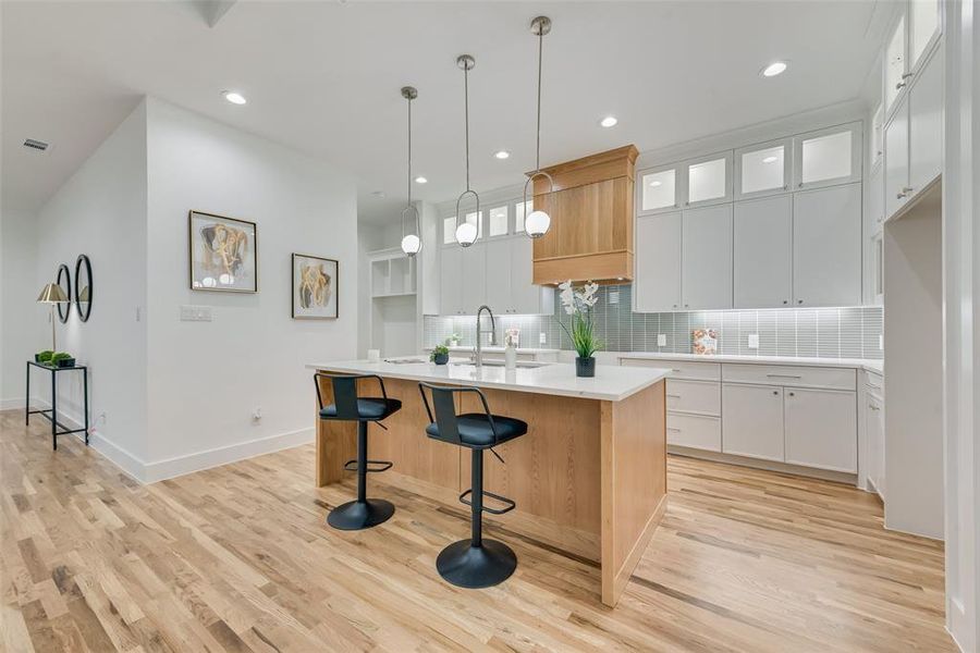 Furnished interior view inside a new home in , Dallas (Image 7).