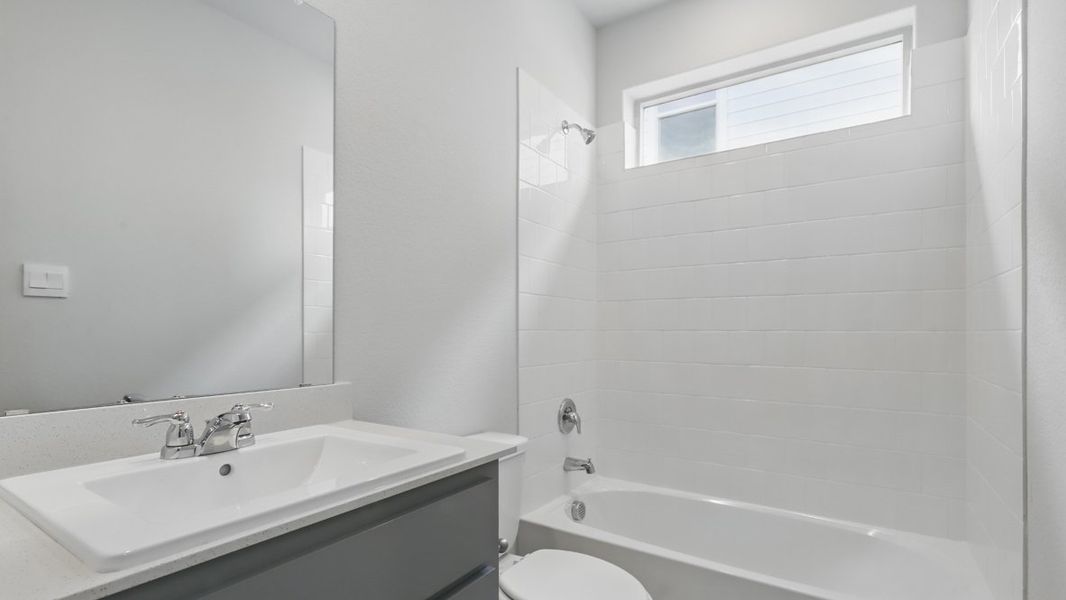 Furnished interior view inside a new home in The Canyons, Keene (Image 15).
