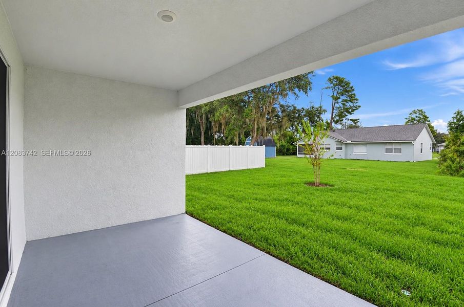 Exterior details and patio area of a home in , Palm Coast (Image 25). Exterior details and patio area of a home in , Palm Coast (Image 25).
