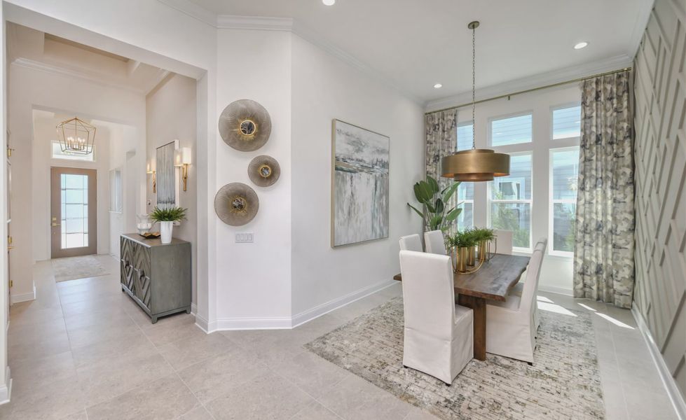 Furnished interior view inside a new home in Oakmont, Gainesville (Image 28).