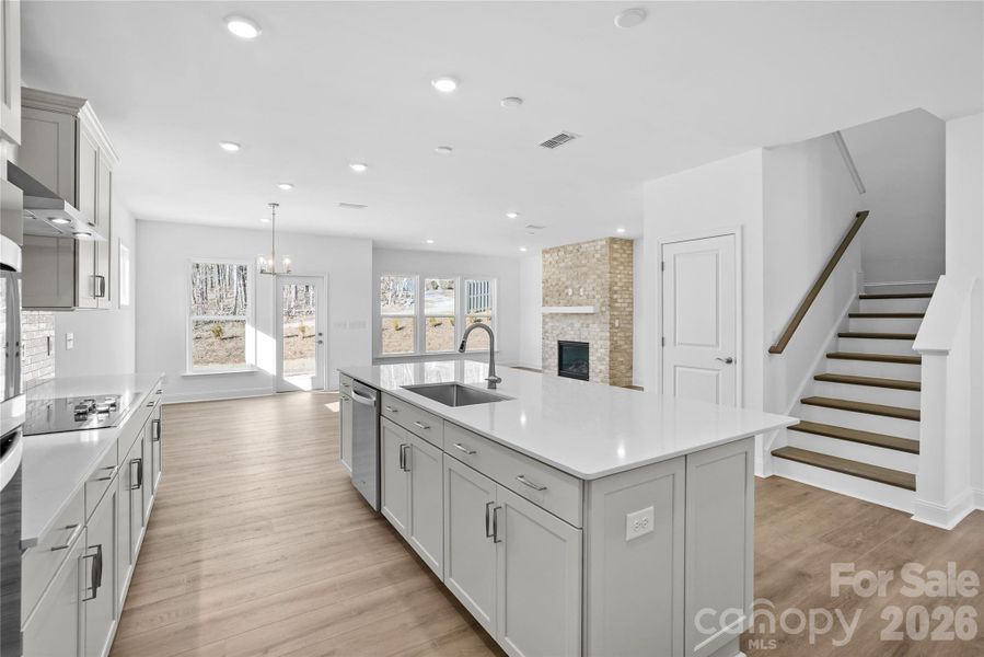 Furnished interior view inside a new home in Elmbrook, Indian Trail (Image 8).