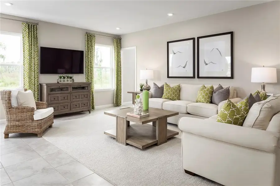 Furnished interior view inside a new home in Ashton Covey, Winter Haven (Image 15).
