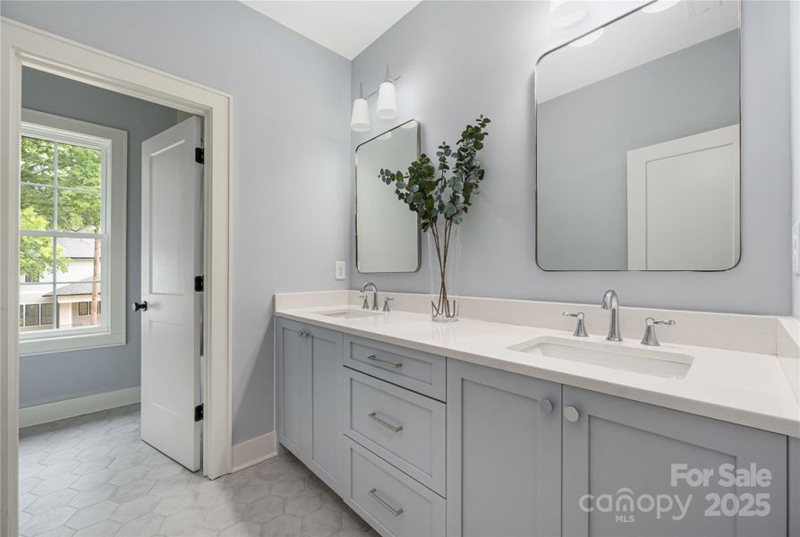 Furnished interior view inside a new home in , Charlotte (Image 27).