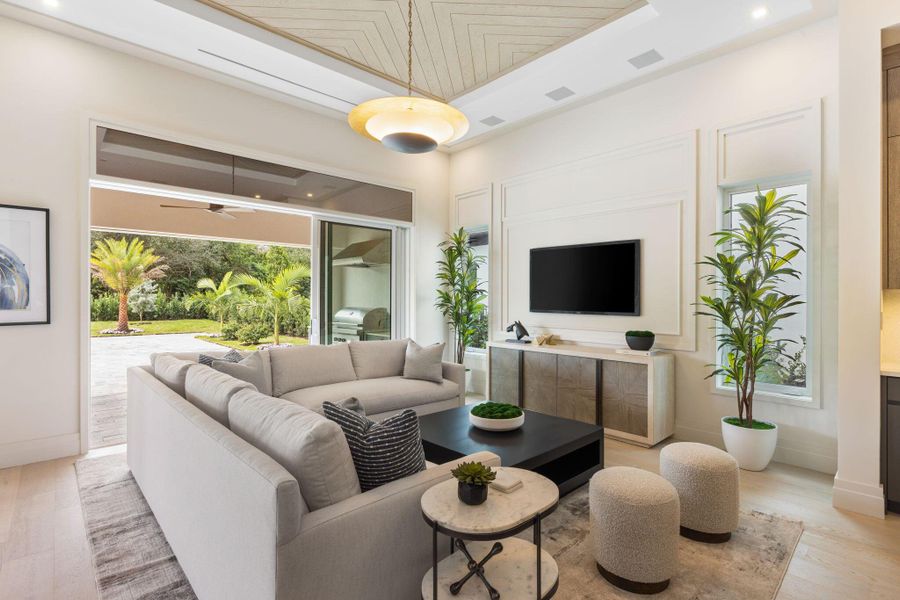 Furnished interior view inside a new home in , Wellington (Image 4).