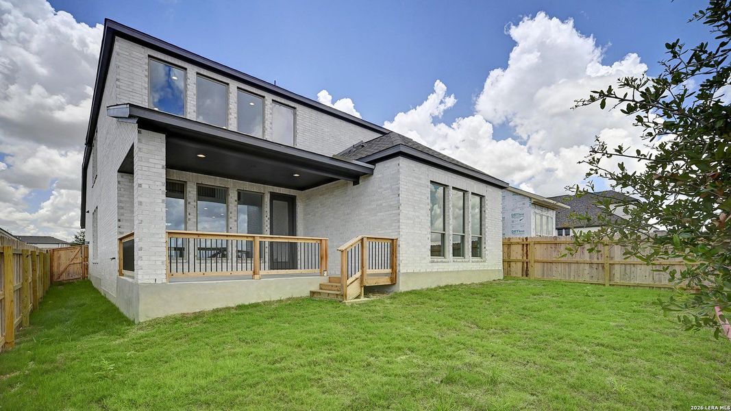Exterior details and patio area of a home in Briggs Ranch, San Antonio (Image 3). Exterior details and patio area of a home in Briggs Ranch, San Antonio (Image 3).