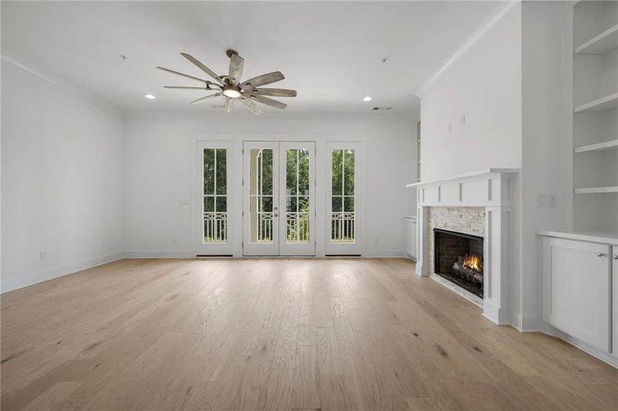 Spacious, unfurnished interior of a new home in Devin's Shire, Kennesaw (Image 16).