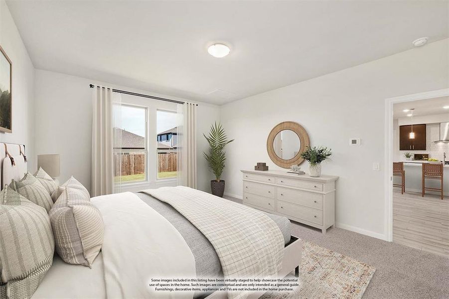 Furnished interior view inside a new home in Bear Creek Elements, Lavon (Image 10).