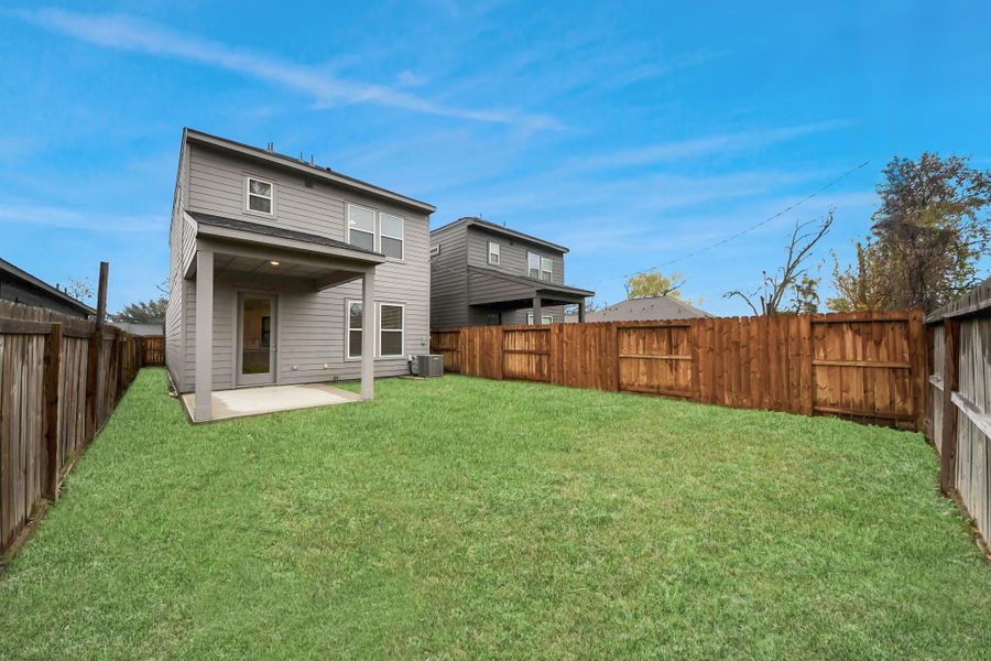 Exterior details and patio area of a home in , Houston (Image 25). Exterior details and patio area of a home in , Houston (Image 25).
