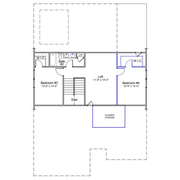 2D floor plan layout of this home in Arcadia, Myrtle Beach, SC (Image 5).