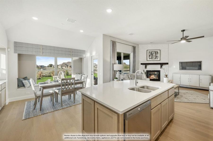 Furnished interior view inside a new home in Sunrise at Garden Valley, Waxahachie (Image 28). Furnished interior view inside a new home in Sunrise at Garden Valley, Waxahachie (Image 28).