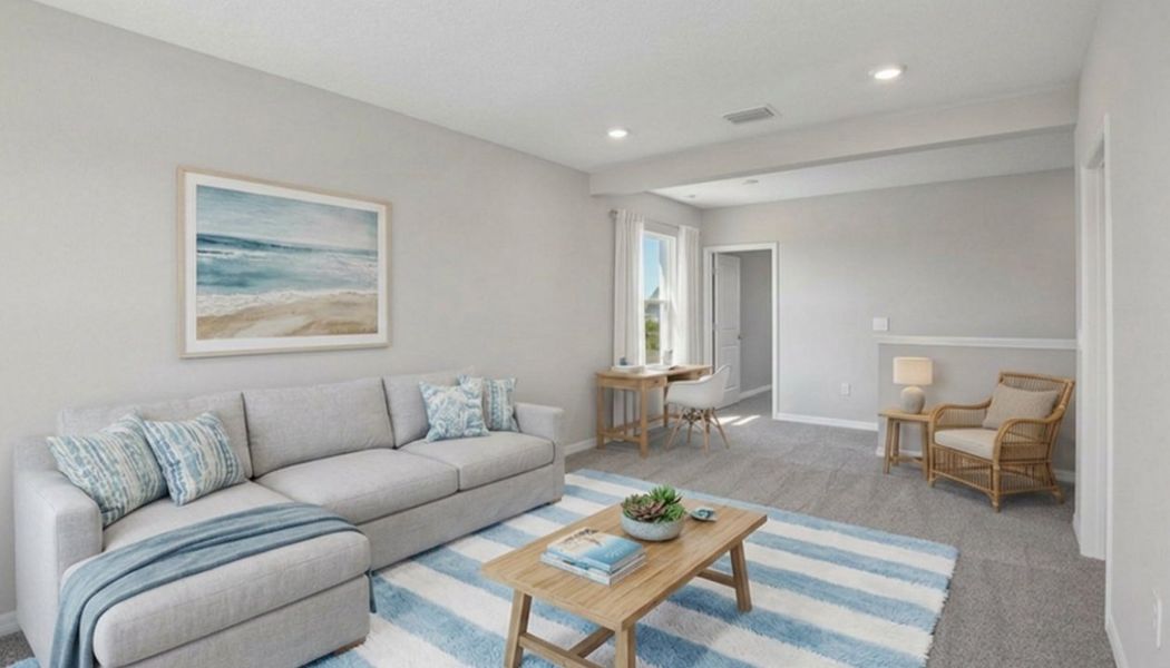 Furnished interior view inside a new home in Deerbrook, Land O' Lakes (Image 11).